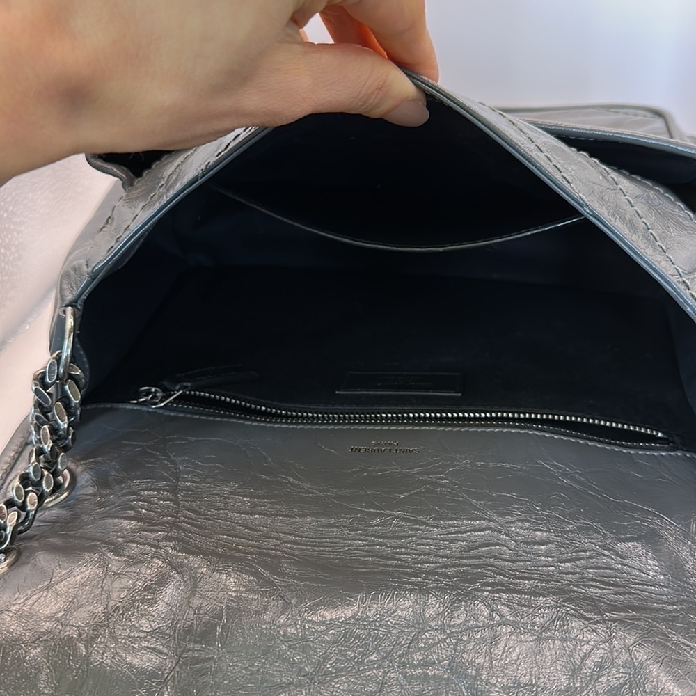 SAINT LAURENT NIKI MEDIUM IN VINTAGE LEATHER - Picture 8 of 9